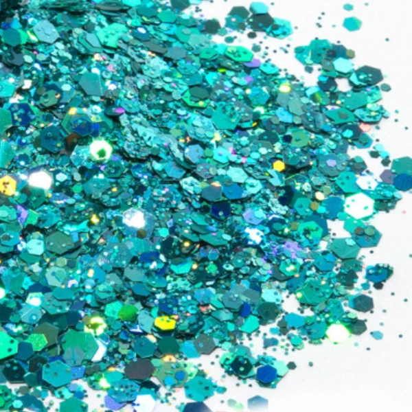 Glittermix, 5 g (eri värejä)