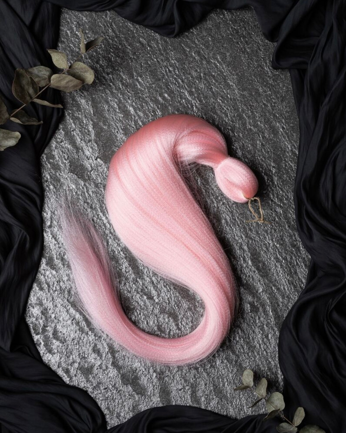 Baby Pink Premium hair fiber for fiber braid hairstyles, Kalve