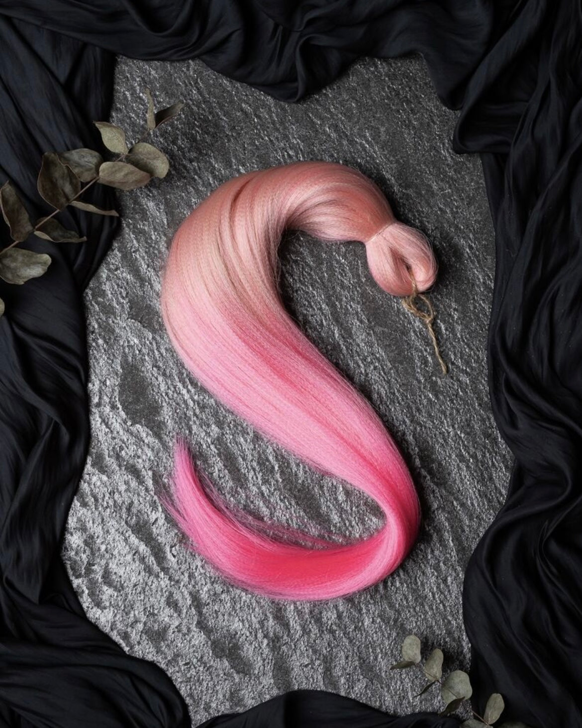 Peony Pink Premium hair fiber for fiber braid hairstyles, Kalve