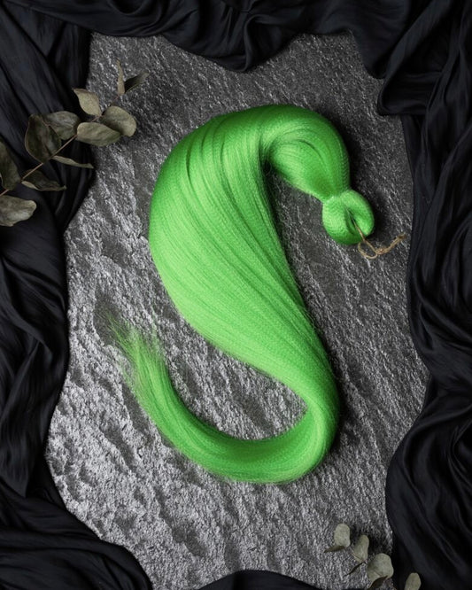 Apple Green Premium-hiuskuitu kuitulettikampauksiin, Kalve