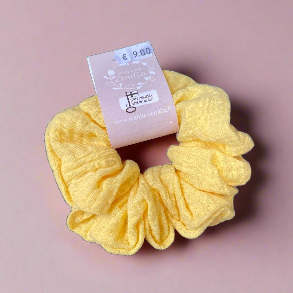 With Love Emilia -scrunchie, mini (many different)