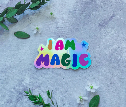I am magic, holograafinen tarra
