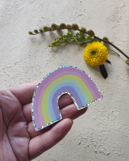 Pastel Rainbow, glittertarra