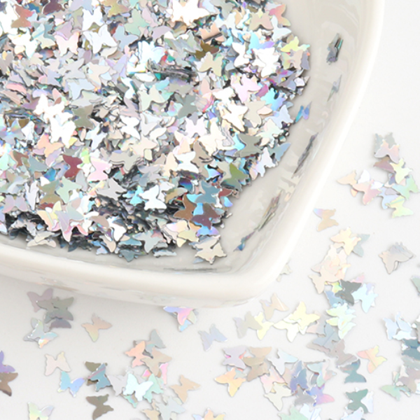 Butterfly glitter, 5 g (different colors)