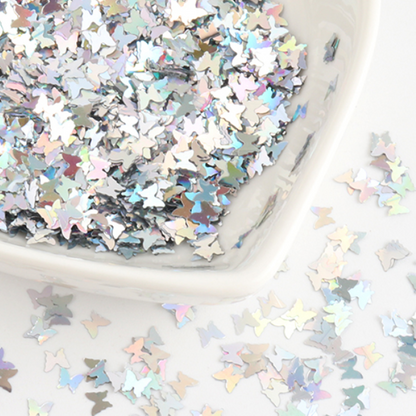 Butterfly glitter, 5 g (different colors)