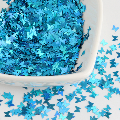 Butterfly glitter, 5 g (different colors)