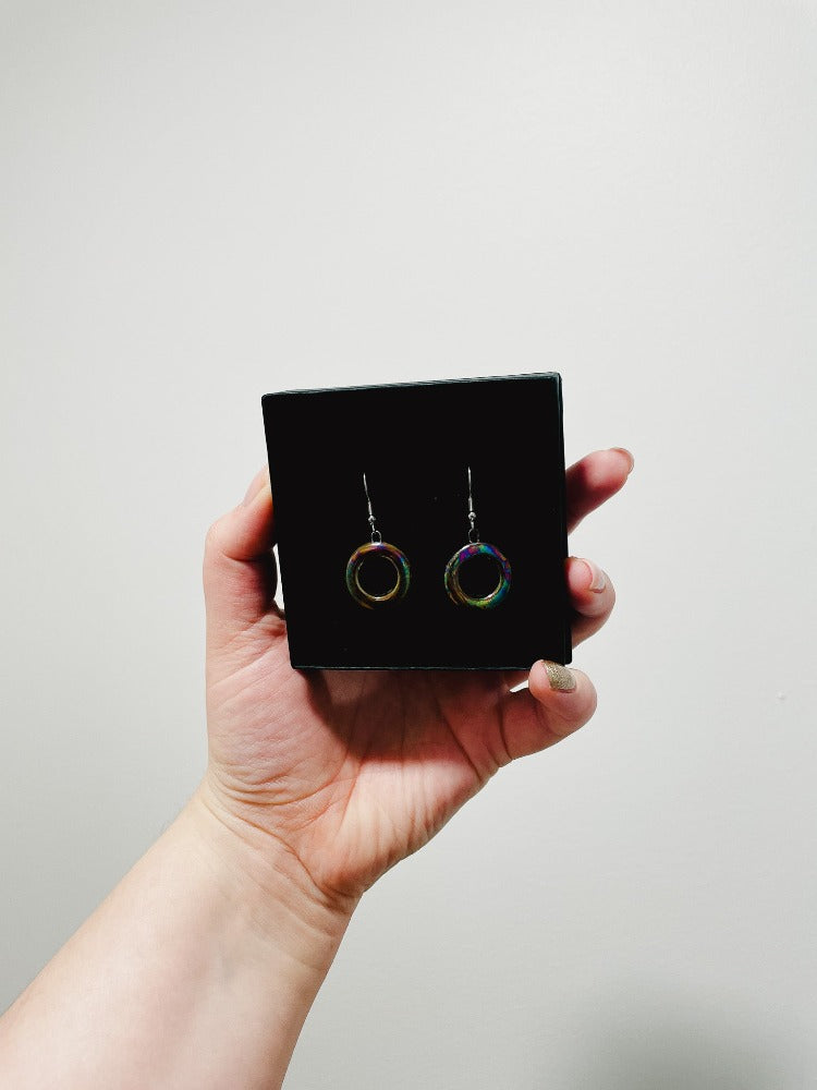 Hologram Donut -korvikset Picla X drop and Wave